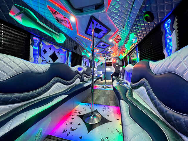 party bus oak park interior