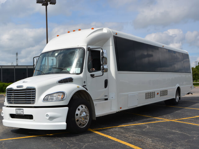 luxury 36 passenger party buses