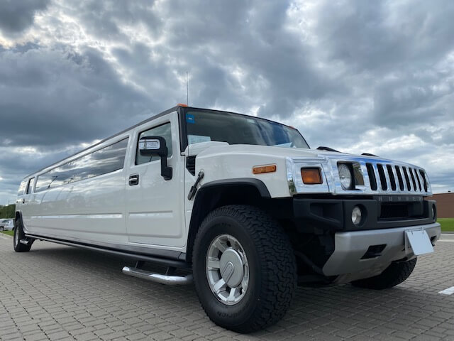 Hummer limo rental exterior