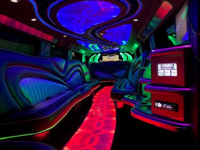 disco floor hummer limo